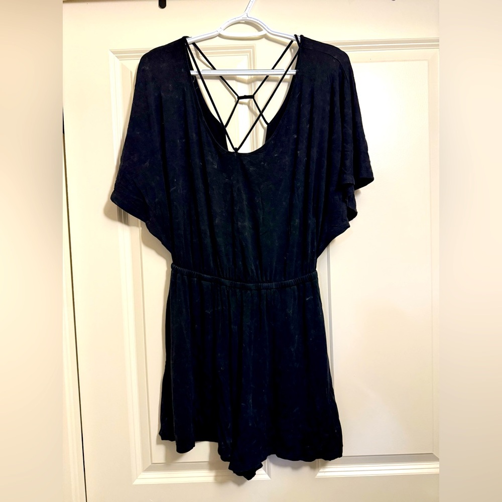 American Eagle Romper with Open Back